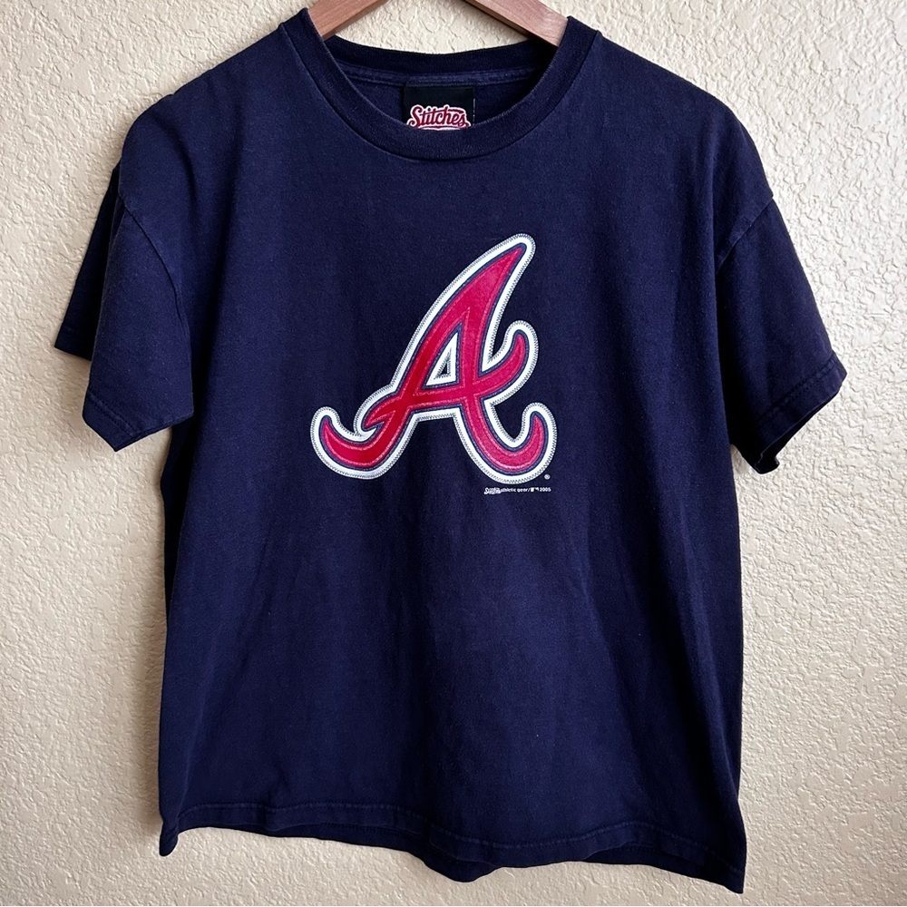 Stitches Atlanta Braves Vintage 2005 Short Sleeve Tee